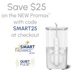 Promax™ Water Flosser (save $25 with code “SMART25” at checkout!)